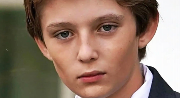 Barron Trump public appearance reserved demeanor