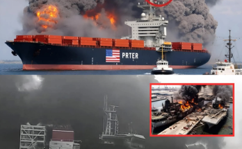 Sunken US military ammunition cargo ship