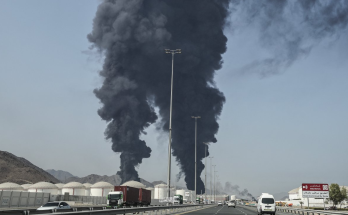 Iranian drone attack on Gulf refinery site