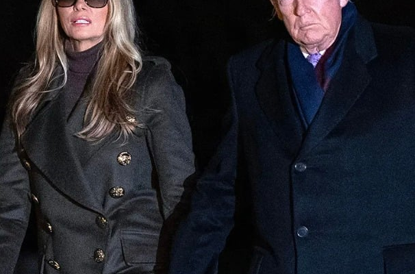 Melania Trump in quiet family moment