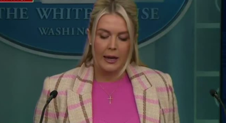 Karoline Leavitt White House briefing