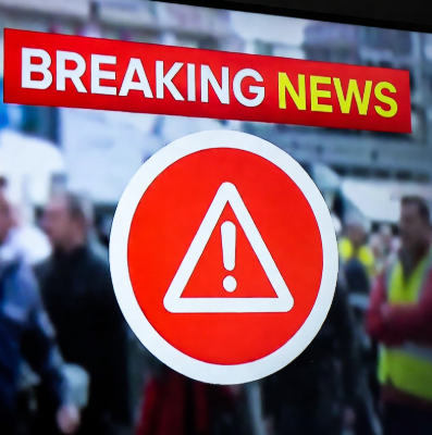 Police lights outside Chicago crime scene