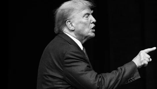 Donald Trump viral photo close-up detail