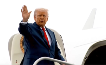 Video of trump walking up stairs to air news update president donald trump stirred a wave