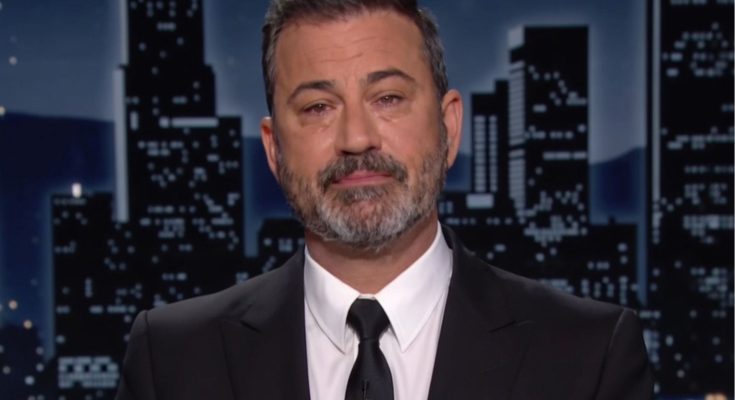 Jimmy Kimmel on late-night show set
