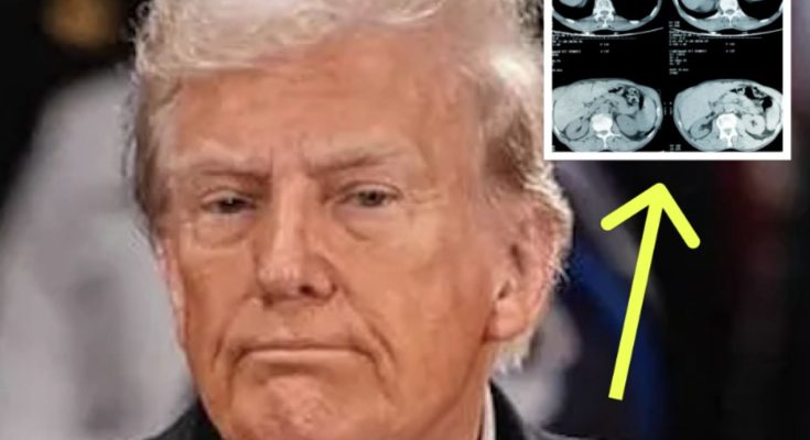 President Trump speaks to reporters on MRI