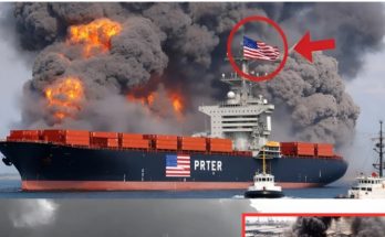 Sinking US military ammunition ship