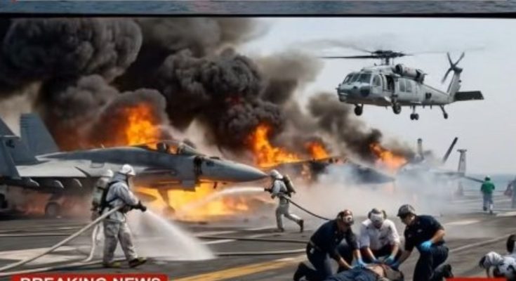 USS Abraham Lincoln carrier in Arabian Sea