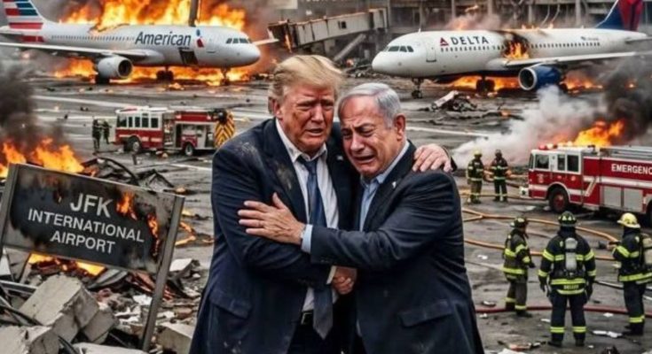 Missile strike over Tel Aviv causing explosions