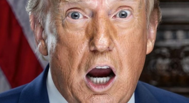 Donald Trump during federal indictment news