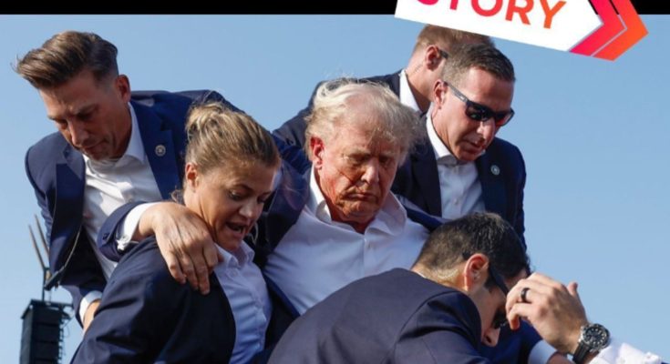 Secret Service agent at Trump rally security scene