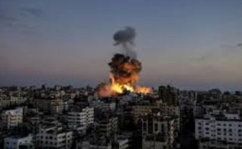 Rescue teams search rubble after rocket attack