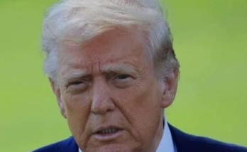 Donald Trump serious close-up