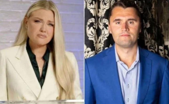 Marjorie Taylor Greene and Charlie Kirk side by side