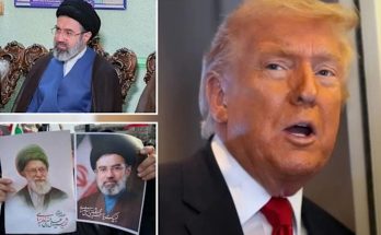 Donald Trump and Iranian leaders collage