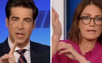 split-screen of male and female news anchors speaking during a broadcast